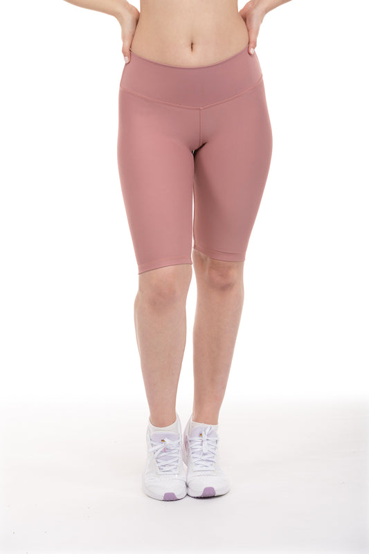 Cardio Biker Short - Dusty Rose