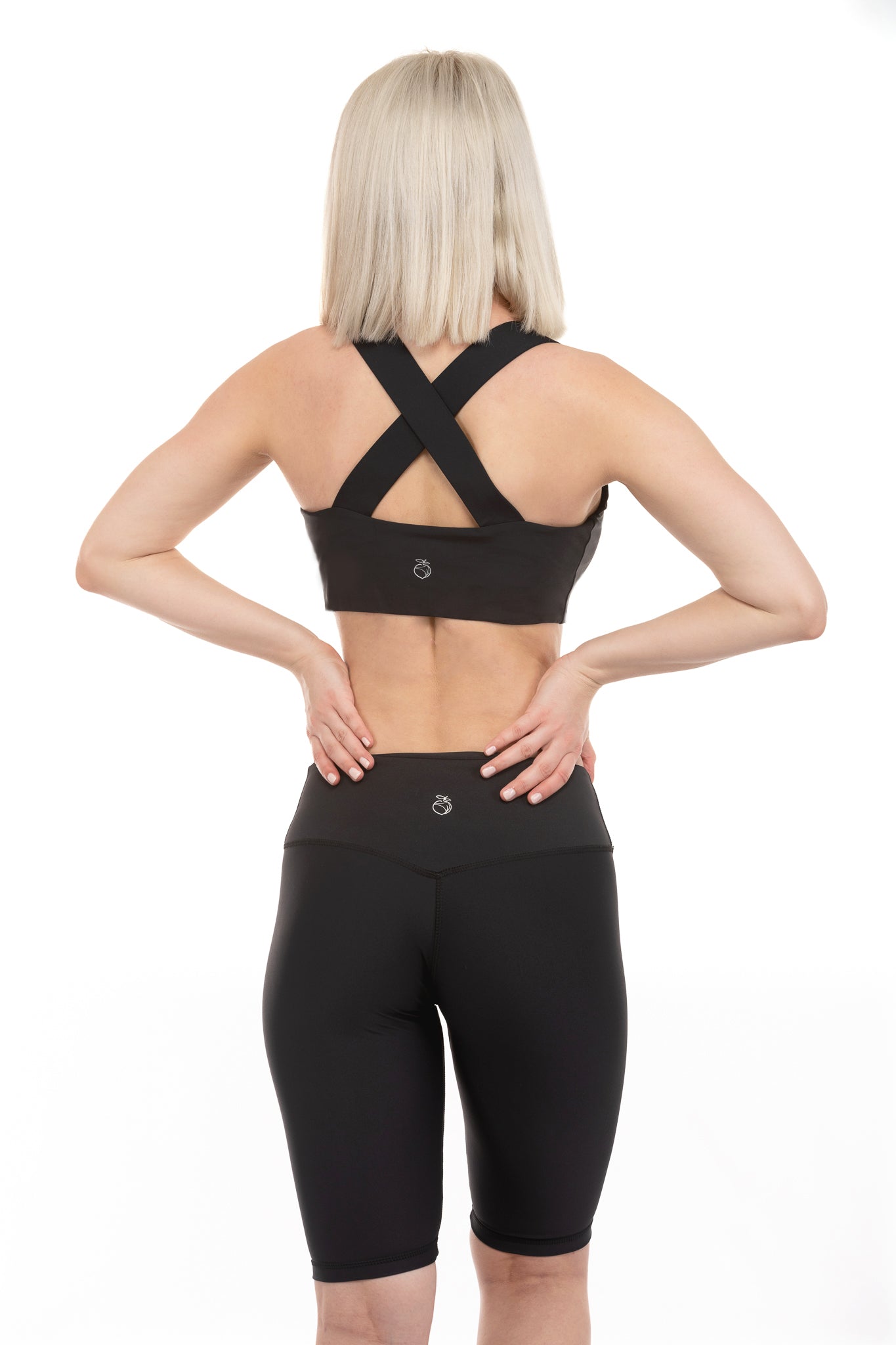 Balance Crossback Sports Bra - Midnight Black