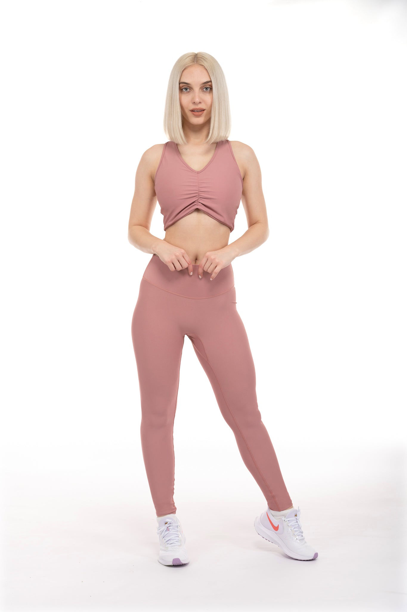 Power No Seam Full Length High-Rise Legging - Dusty Rose