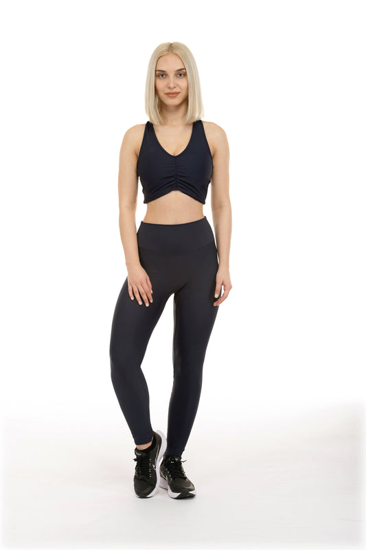 Power No Seam Full Length High-Rise Legging - Midnight Black