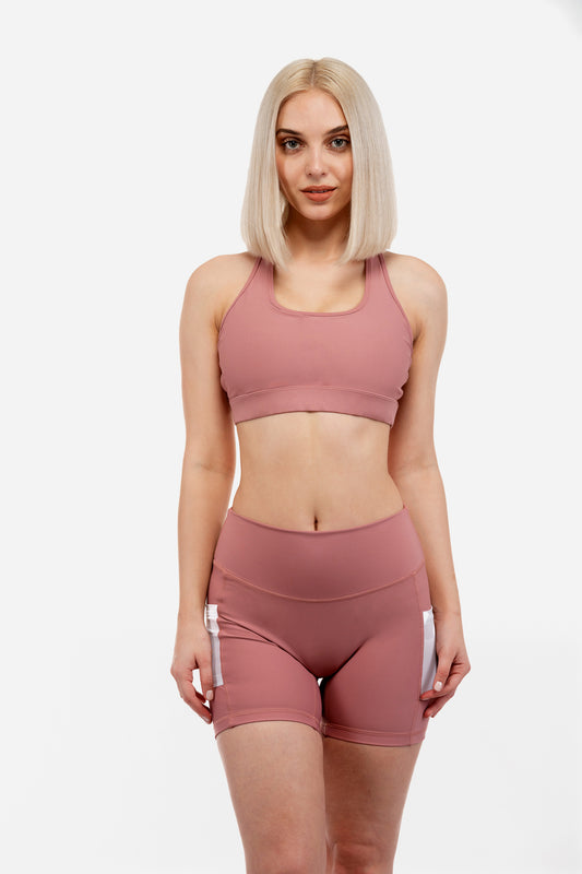 Impact Racerback Sports Bra - Dusty Rose