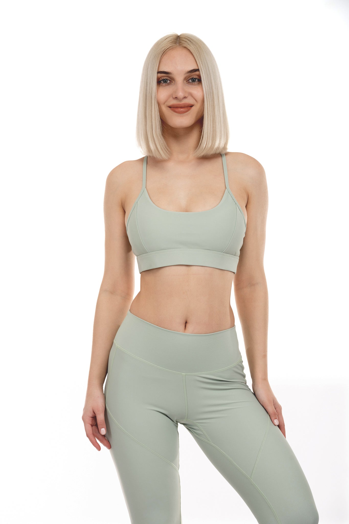 Advance Y-Back Sports Bra - Sage Green