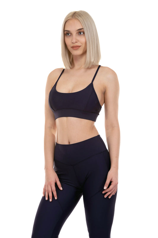 Advance Y-Back Sports Bra - True Navy