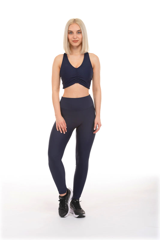 Power No Seam Full Length High-Rise Legging - True Navy